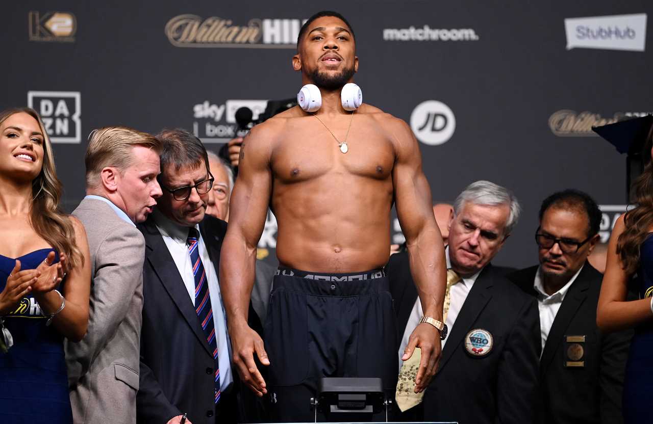 Anthony Joshua's amazing transformation from a skinny child in Nigeria to a two-time heavyweight champion shows how he can transform his body.