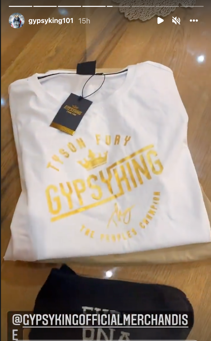 Tyson Fury shows off his pre-fight diet and gym gear as he 'back grafts' in preparation for his return.