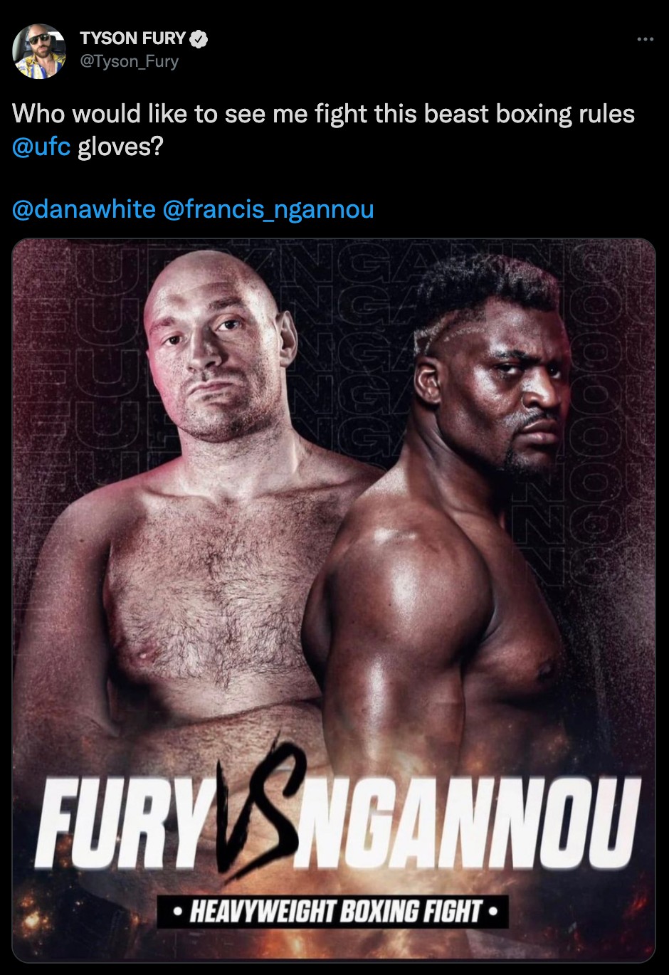 UFC star Francis Ngannou said he was 'not ready for Tyson Fury fight, after Gypsy King called him out for clash