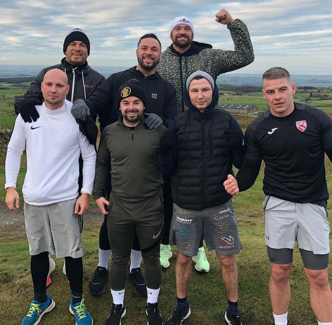 Tyson Fury trains with Joseph Parker, Sonny Bill Williams, and rugby World Cup winner Sonny Bill Williams in preparation for his next fight