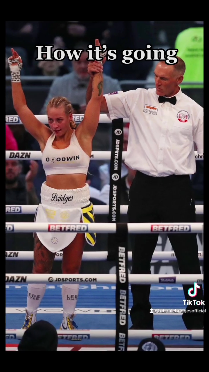 Ebanie Bridges' incredible transformation from ring girl into boxing's most glamorous and popular fighter, and fan favourite