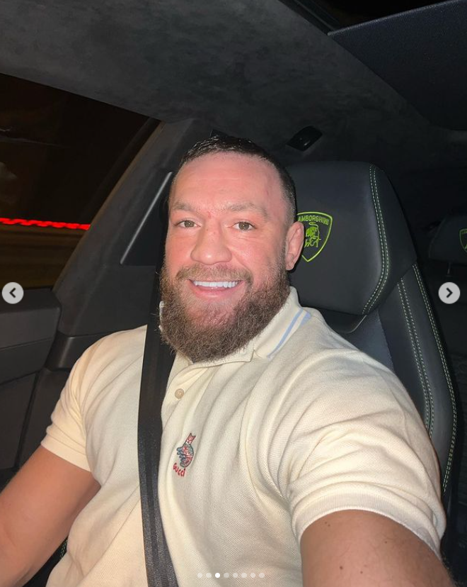 Tony McGregor, Conor McGregor's father, was spotted driving around Ballina Lamborghini