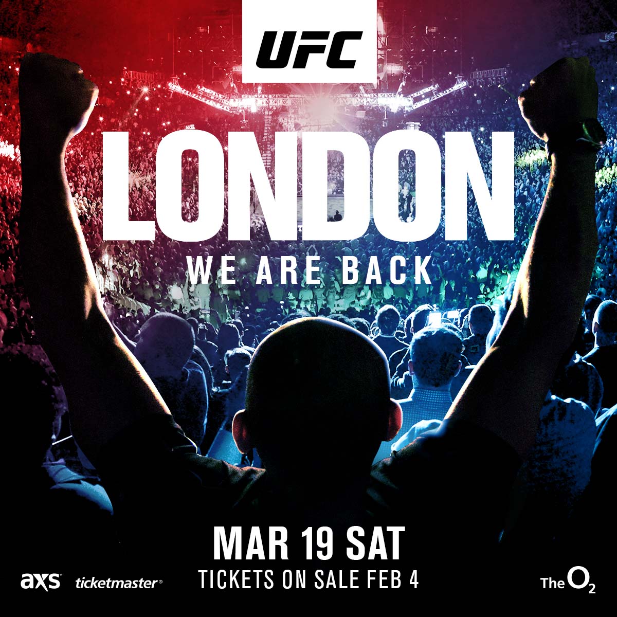 UFC announces a blockbuster London event on March 19, three years after the capital hosted its last event