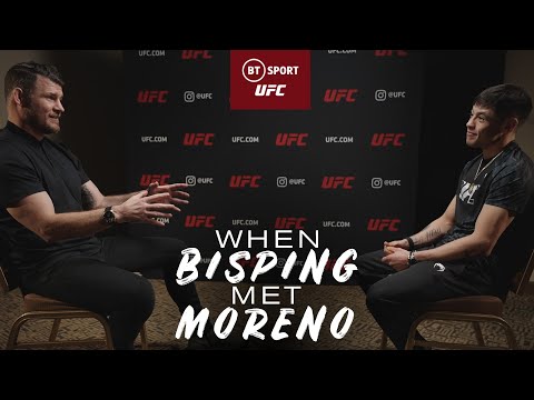 Moreno and Bisping: Brandon Moreno at UFC 270. Champion mindset and love for Lego!