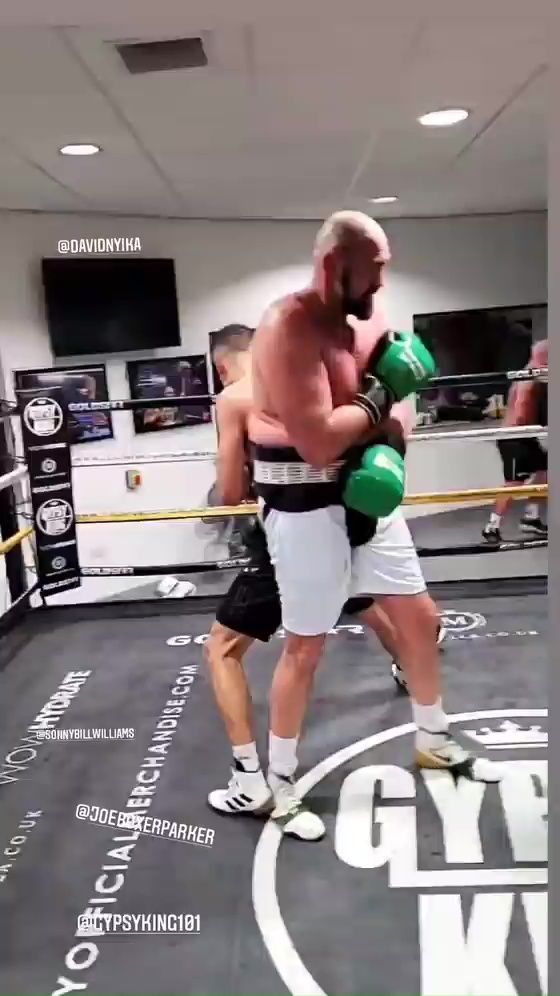 Tyson Fury responds to claims he looks ‘out of shape’ in training video with boxing fans concerned for champion