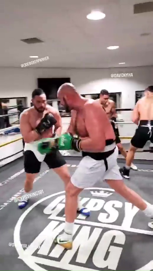 Tyson Fury responds to claims he looks ‘out of shape’ in training video with boxing fans concerned for champion