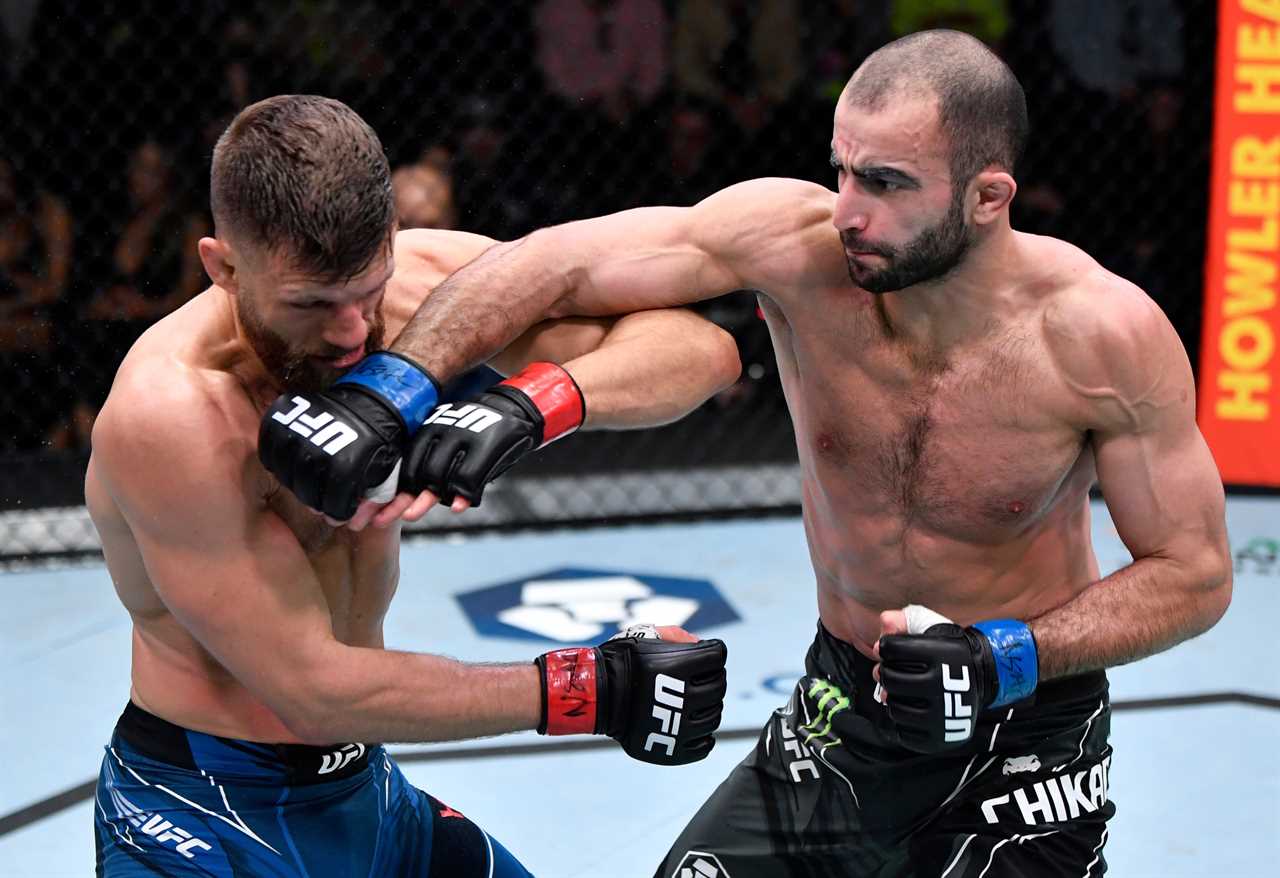 UFC star Giga Chikadze was suspended INDEFINITELY after a brutal beating. She can only fight again after an MRI scan.