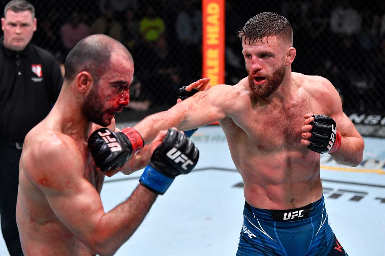 UFC star Giga Chikadze was suspended INDEFINITELY after a brutal beating. She can only fight again after an MRI scan.