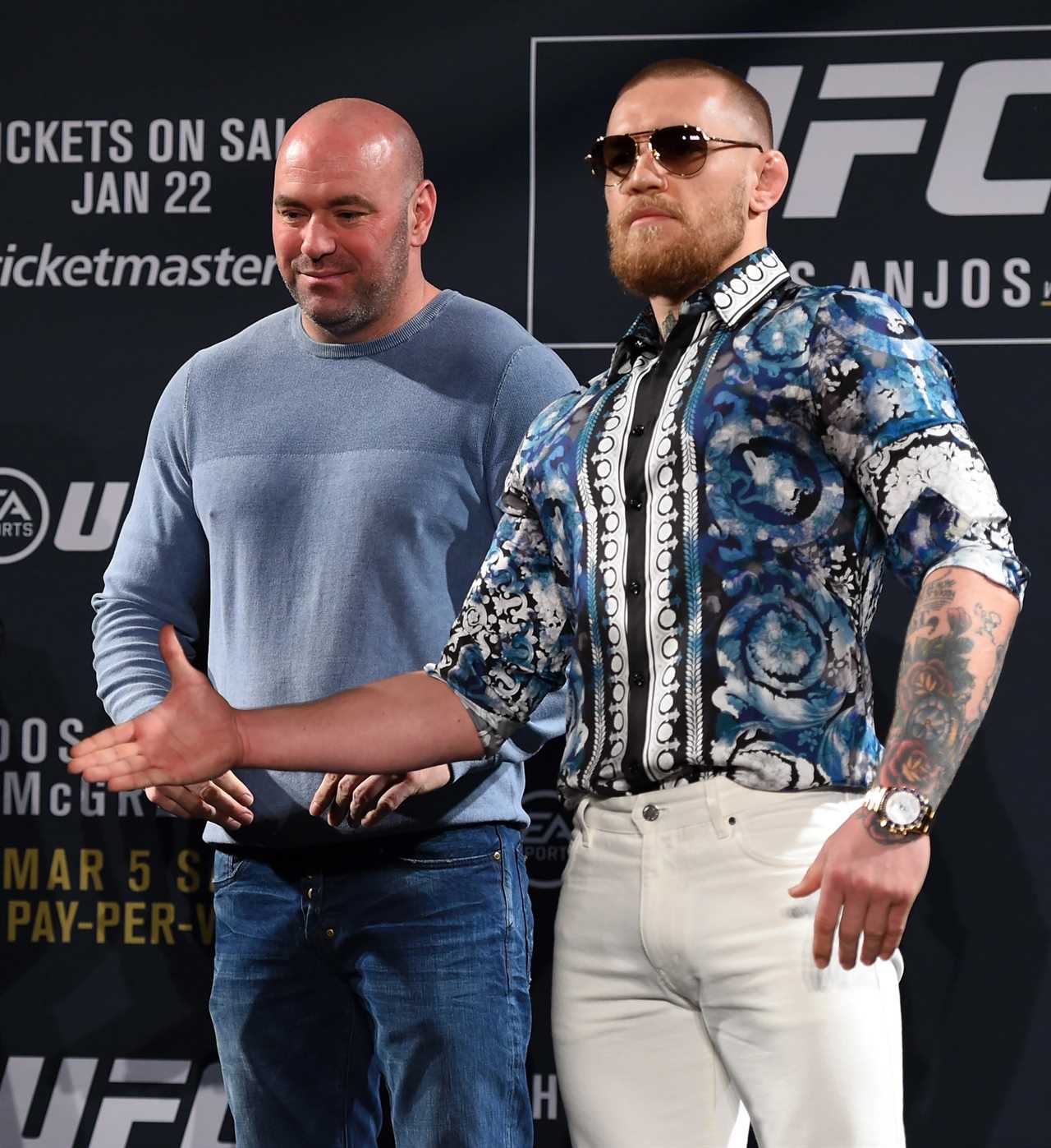 Eddie Hearn urges Jake Paul to fight Conor McGregor NEXT. But promoter worries that a Dana White feud could stop the'massive fight.
