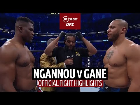 Francis Ngannou vs Cyril Gane 5 round fight for the title Highlights of UFC 270 Fights