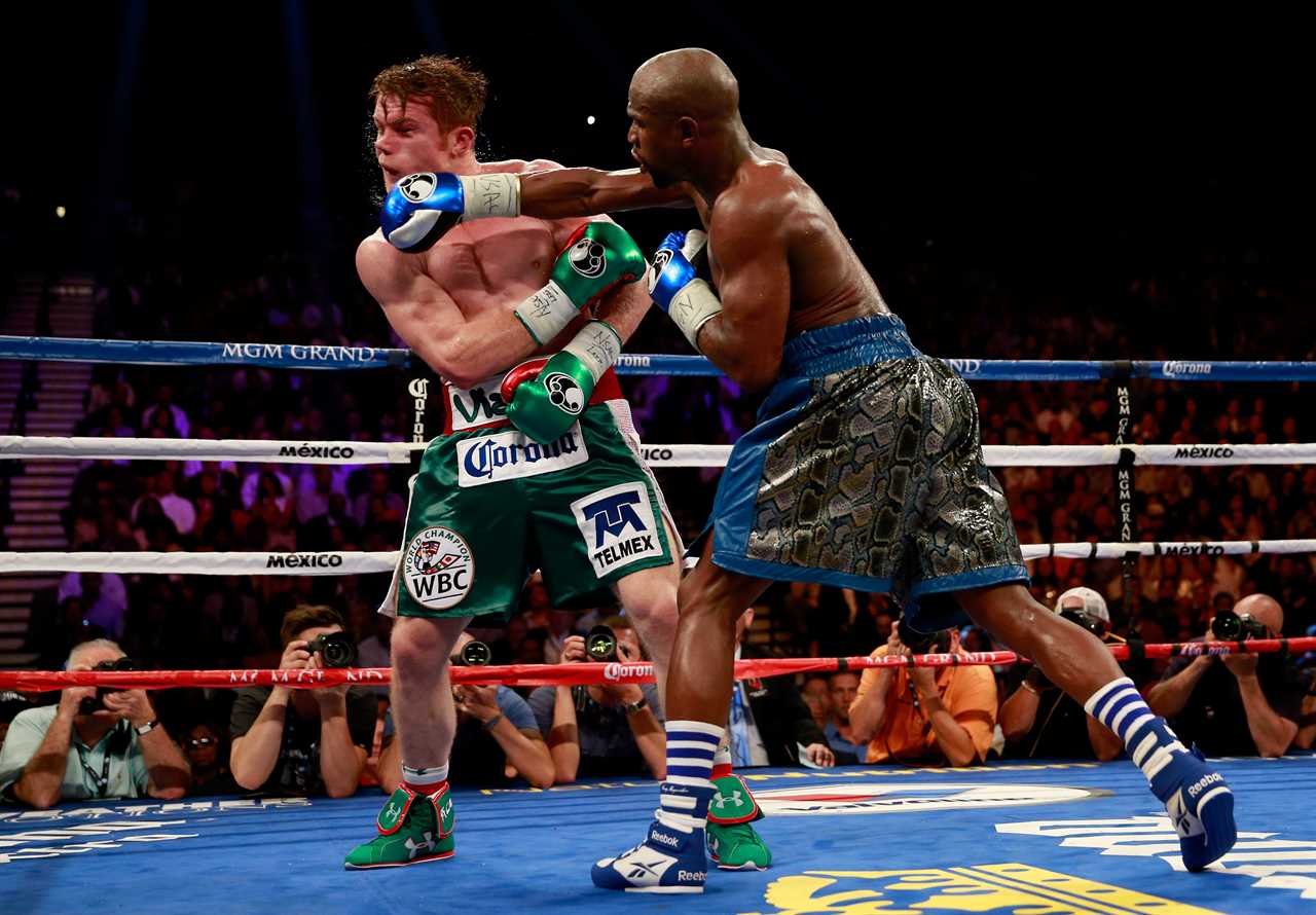 Floyd Mayweather's PPV sales were astonishing at PS1.2BILLION, with 50% of his unbeaten career being sold in only TWO fights