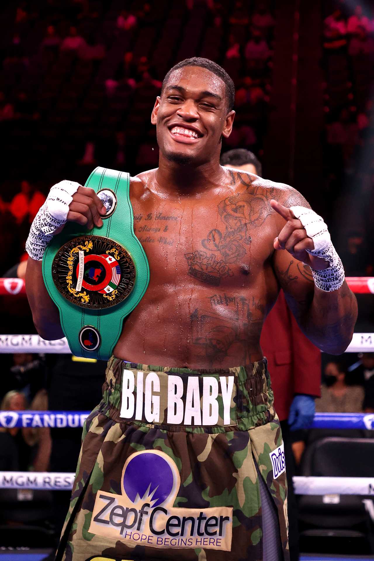 Jared Anderson, aka Big Baby, is a heavyweight who has a 100 percent KO ratio. He's often compared to Mike Tyson and Muhammad Ali.