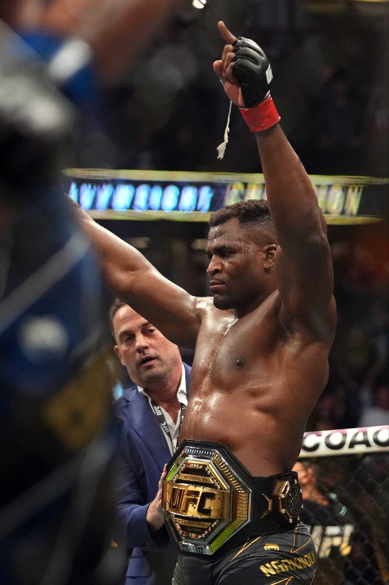 Francis Ngannou claims UFC threatened his agent to sue him over 'talks' with Jake Paul's boxing team.