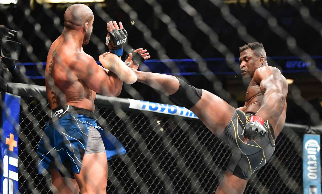 Francis Ngannou claims UFC threatened his agent to sue him over 'talks' with Jake Paul's boxing team.