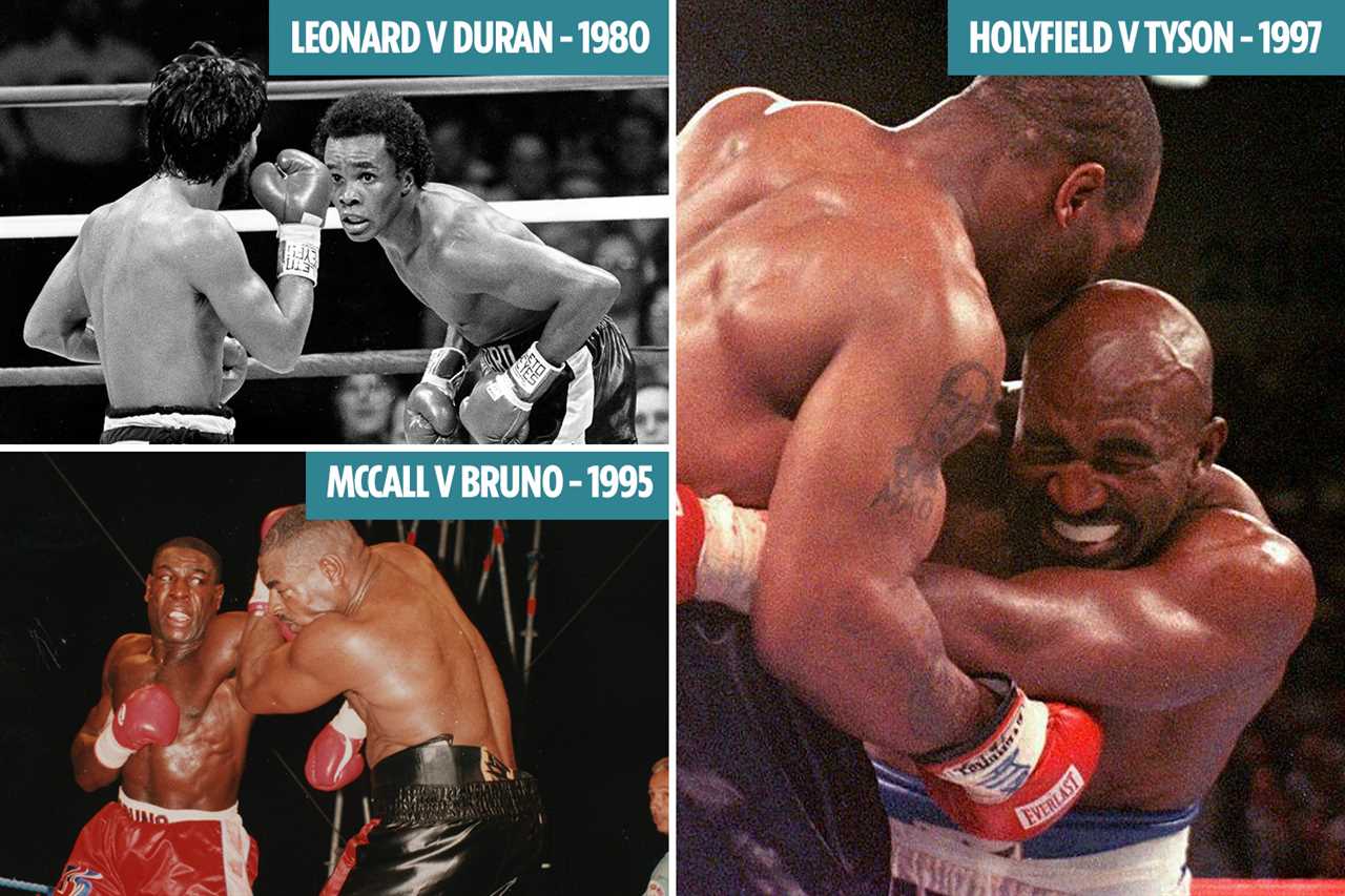 From Tyson's biting of Holyfield's ear, to Bruno's emotional Wembley victory - Sun legend Colin Hart's greatest boxing fights EVER