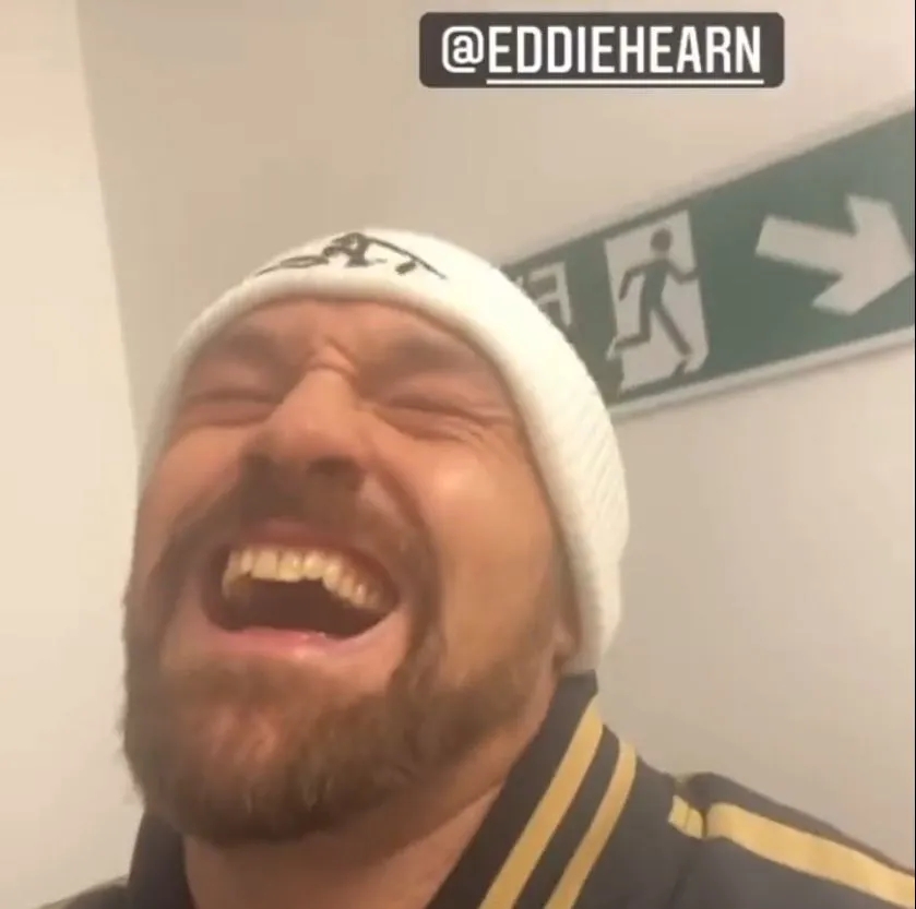 Eddie Hearn mocks Tyson Fury as he laughs at his claims about Oleksandr Usyk's undisputed title fight