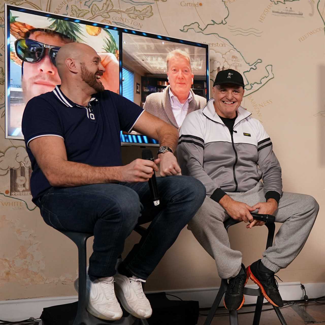 Within seconds, done! - Tyson Fury would have received PS15m step-aside, according to dad John, as he taunts Joshua, and Hearn