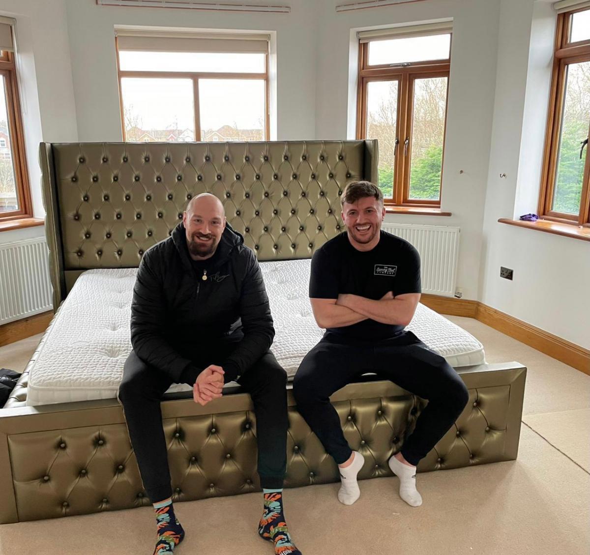Tyson Fury, boxing champ, launches a furniture range with prices starting at PS1,300