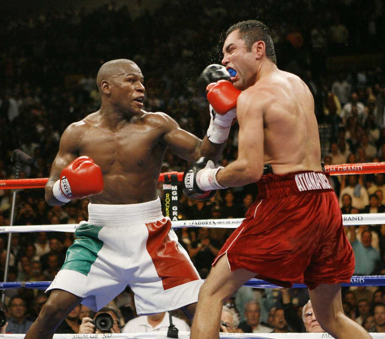 Oscar De La Hoya (48) says Floyd Mayweather rematch is the 'biggest fight out there. It sells a record-breaking 5MILLION in PPVs