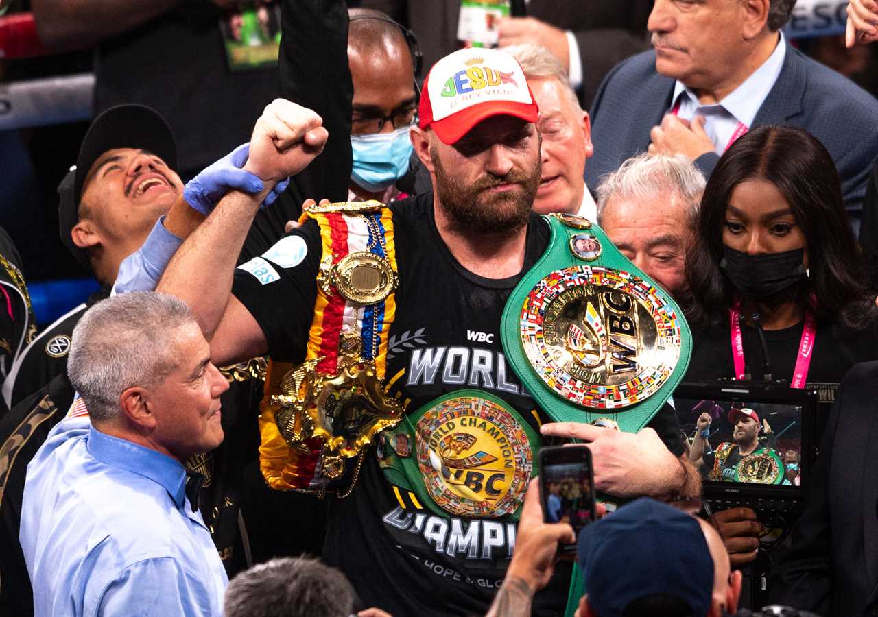 Tyson Fury, who was 6ft 4in tall and 14 STONE at the time he started to train at an amateur gym when he was 14, was banned from boxing juniors.