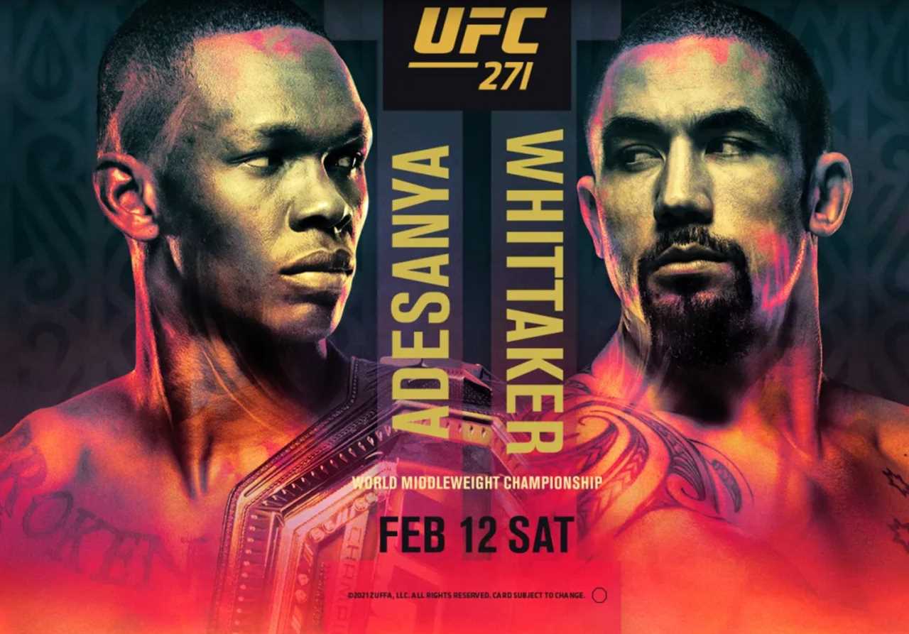 Israel Adesanya feels vindicated after past criticisms of Whittaker's 'd***heads' following 'ego’ admission ahead of UFC 271.