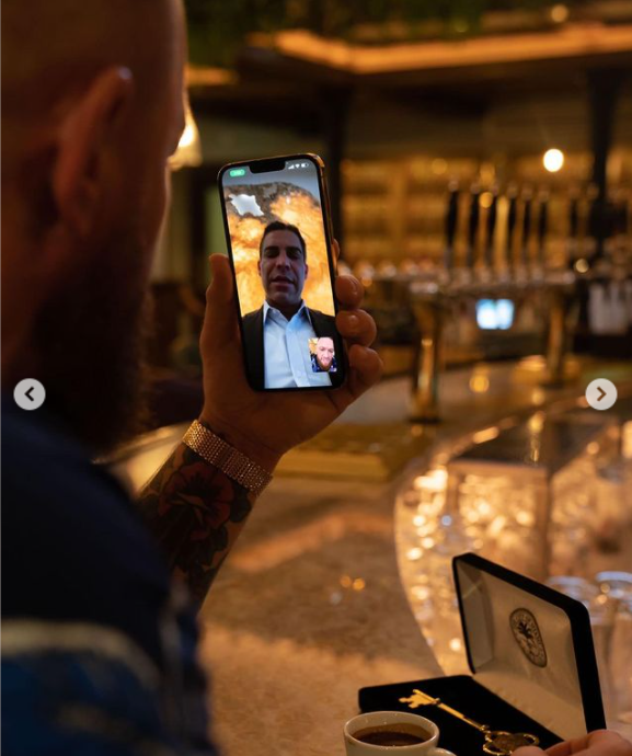 Conor McGregor drinks again in Black Forge pub despite his booze vow, as he smiles and holds keys to Miami and stacks EUR50 notes.