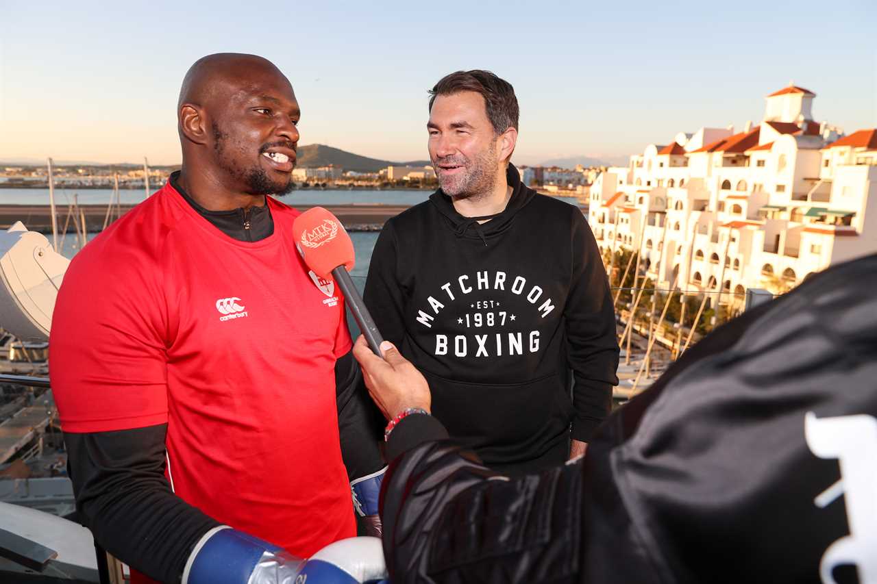 Eddie Hearn explains Dillian's silence since Tyson Fury's fight announcement that Dillian Whyte is just chilled and training.