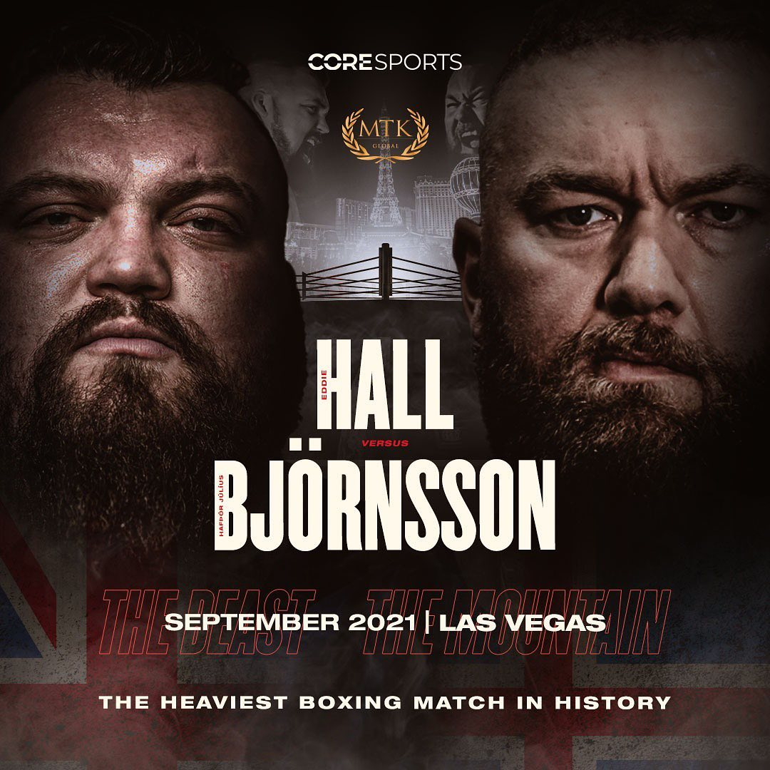 Game of Thrones star Hafthor Bjornsson confirms that Eddie Hall will be fighting in March, as he continues his training