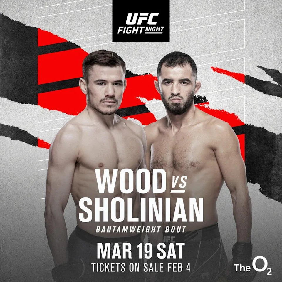 Nathaniel Wood enjoys being the lone Londoner at UFC London card, and vows that he will'represent' London in style
