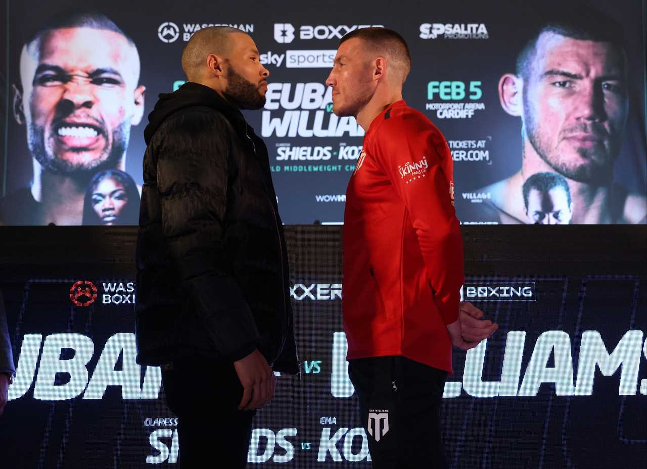 Chris Eubank Jr. hopes to make Canelo alvarez fight in the UK against Brit rival Liam Williams