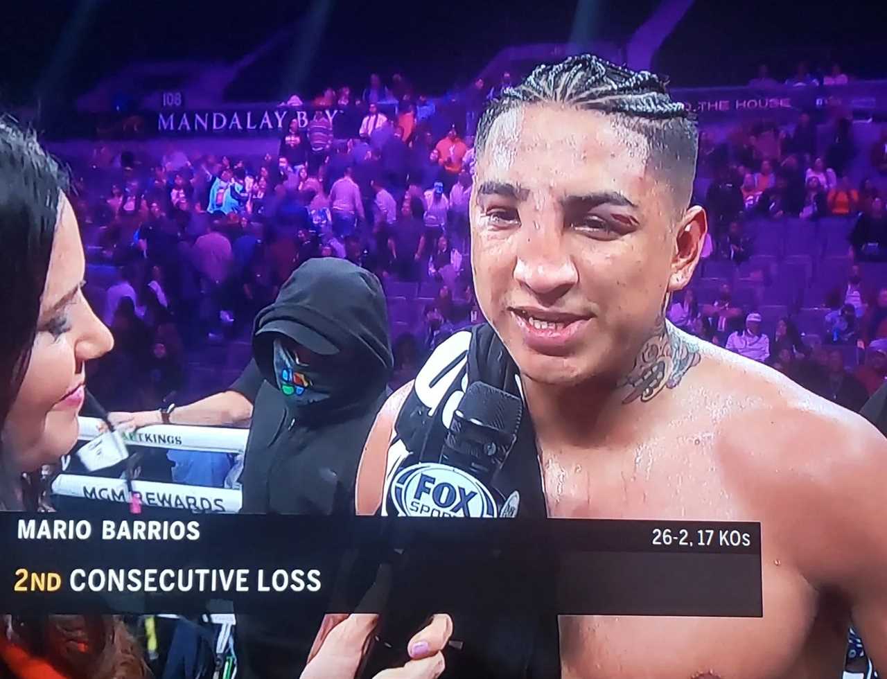 After leaving Mario Barrios' face in a brutal fight, Keith Thurman makes Mario Barrios look like Avatar character