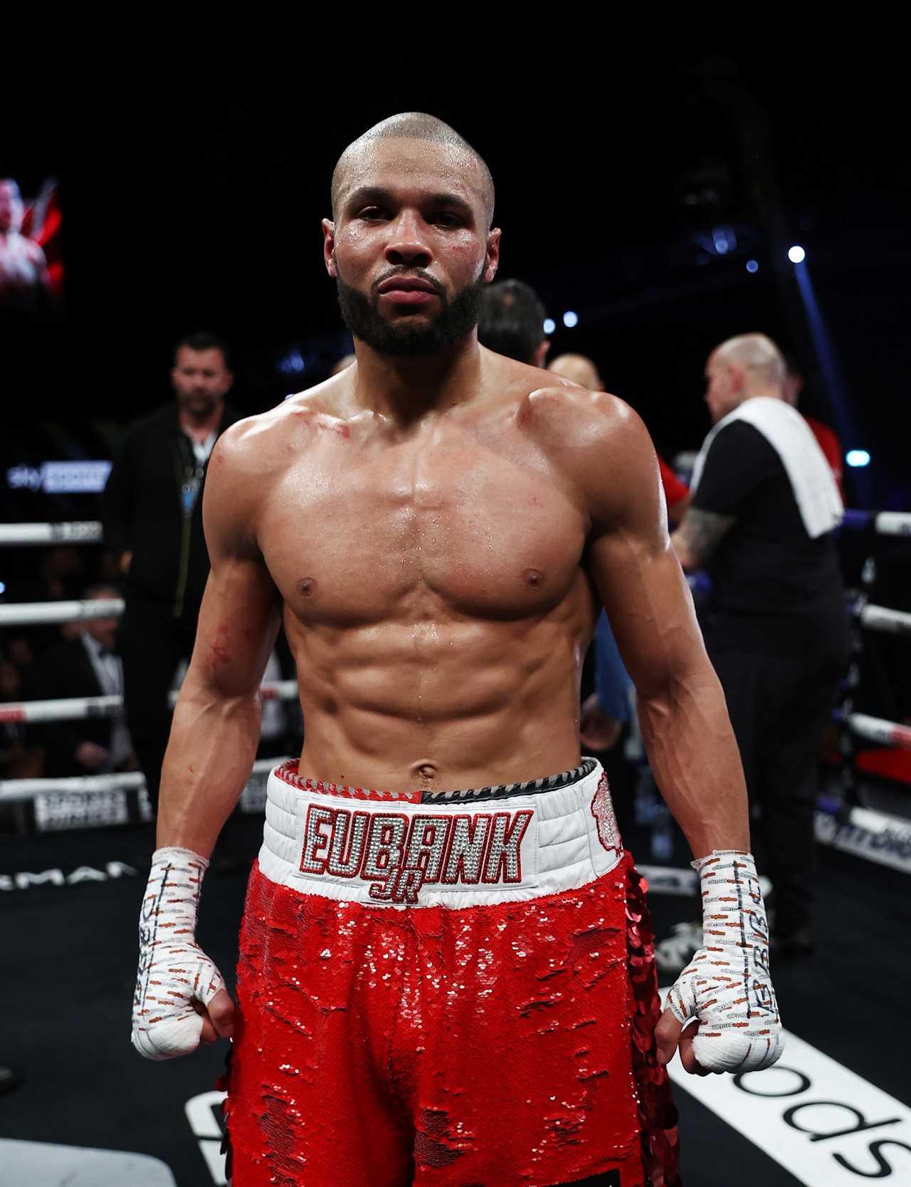 Chris Eubank Jr. fumes at Sky Sports commentator for his shocking scorecard during win against Liam Williams