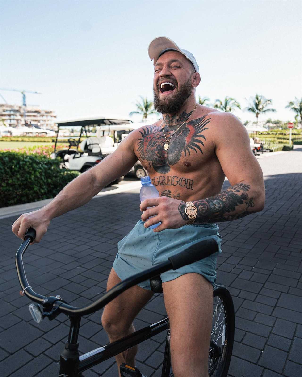This is what you do - Conor McGregor smiles and boasts that he has a BILLIONAIRE of wealth ahead of his UFC return