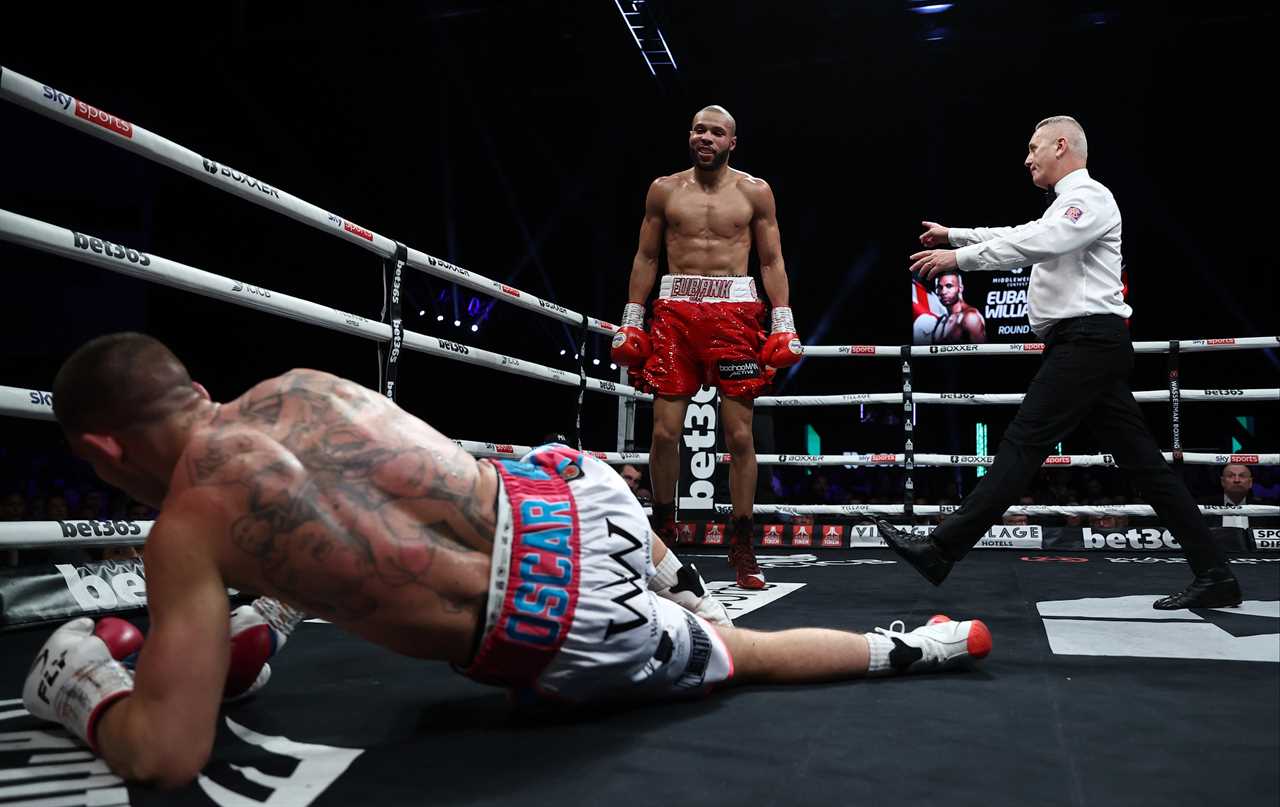 Eubank Jr. explains why he didn’t go to KO after a fan bet his life savings on Williams stopping.
