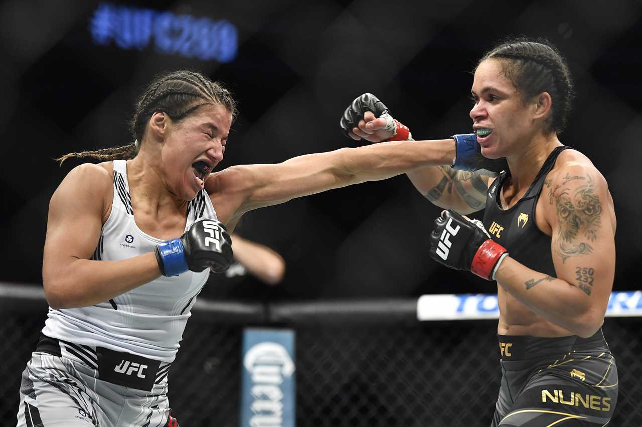Valentina Shevchenko suggests Amanda Nunes to win the Julianna Pena Rematch.