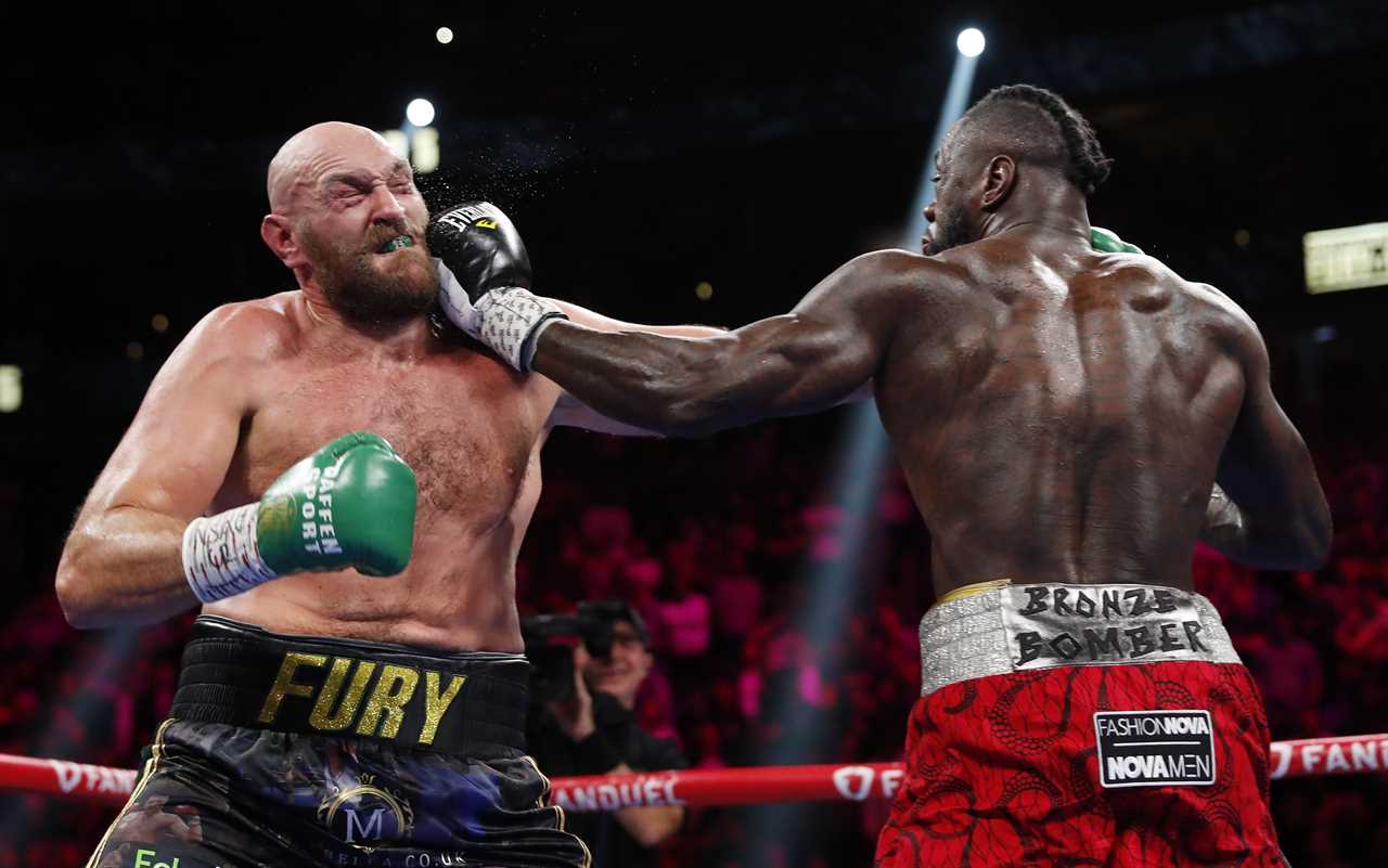 Tyson Fury responds to Oleksandr Usyk's claims that the fight against him will be more difficult than Deontay Wilder