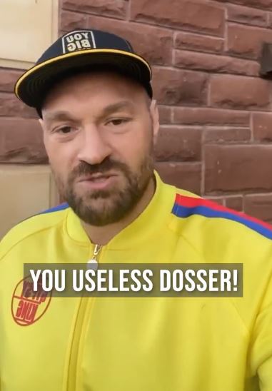 Tyson Fury slams Dillian Whyte as a 'coward' and insults his opponent ahead of the world title fight