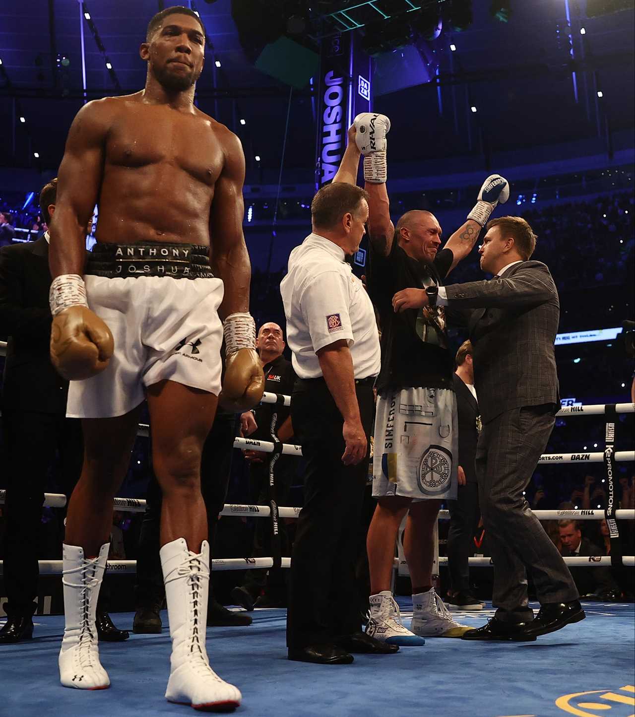 After Eddie Hearn's rejection of US and Middle East deals, Anthony Joshua vs Oleksandr Uzyk is rematch scheduled for May in the UK
