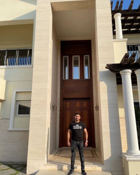 Amir Khan's luxurious Dubai vacation home with its picturesque pool and sprawling rooms is inside