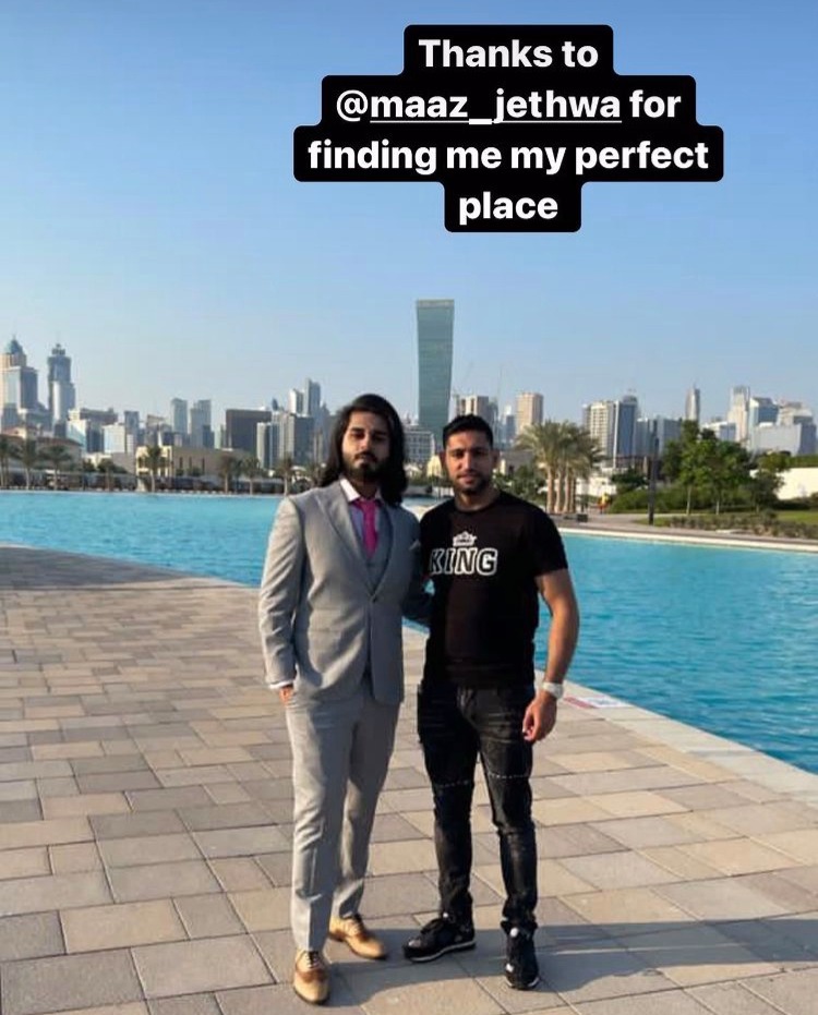 Amir Khan's luxurious Dubai vacation home with its picturesque pool and sprawling rooms is inside