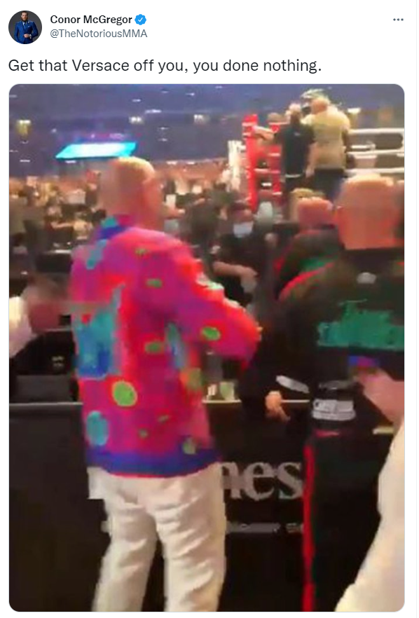 Conor McGregor and Tyson Fury's Twitter beef grows as fighter legends continue to take pot shots at each other on social media