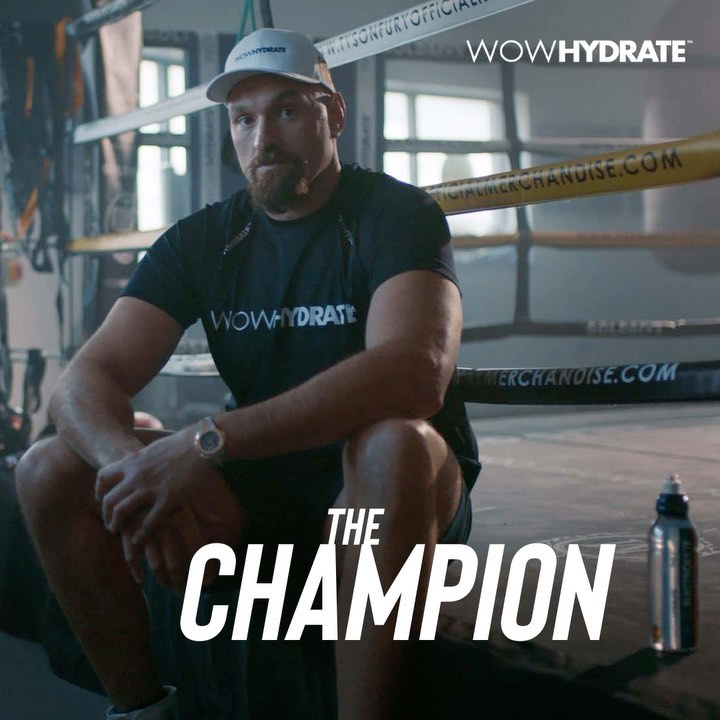 Tyson Fury's endorsements range from fashion to sports drinks to jokes about selling masturbation cream