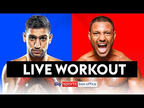 AMIR KHAN Vs KELL BROOK LIVE OPEN WORKOUT