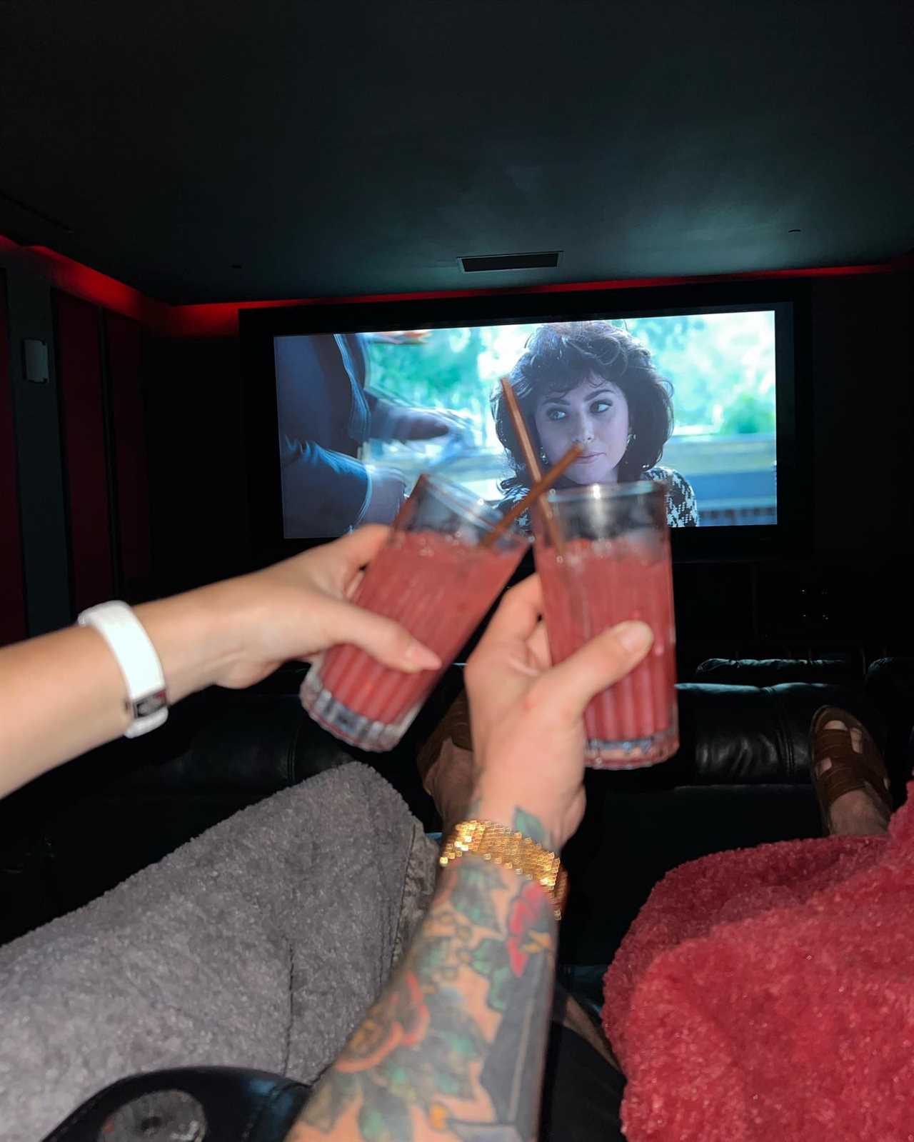 Conor McGregor smothers Dee Devlin during their 'Valentine's Day Workout', before they go on a cheesy movie date with snacks