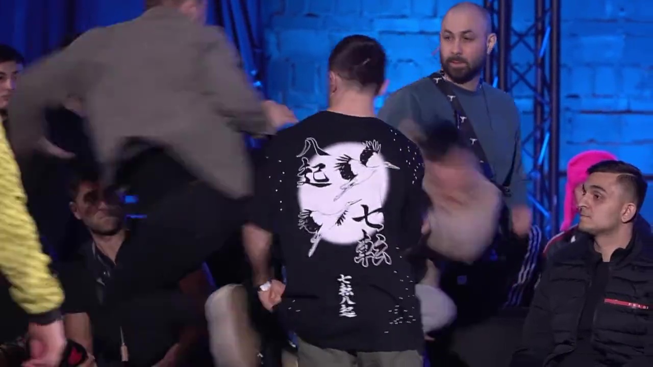 The shock moment MMA's press conference descended into chaos with kicks and punches flying,