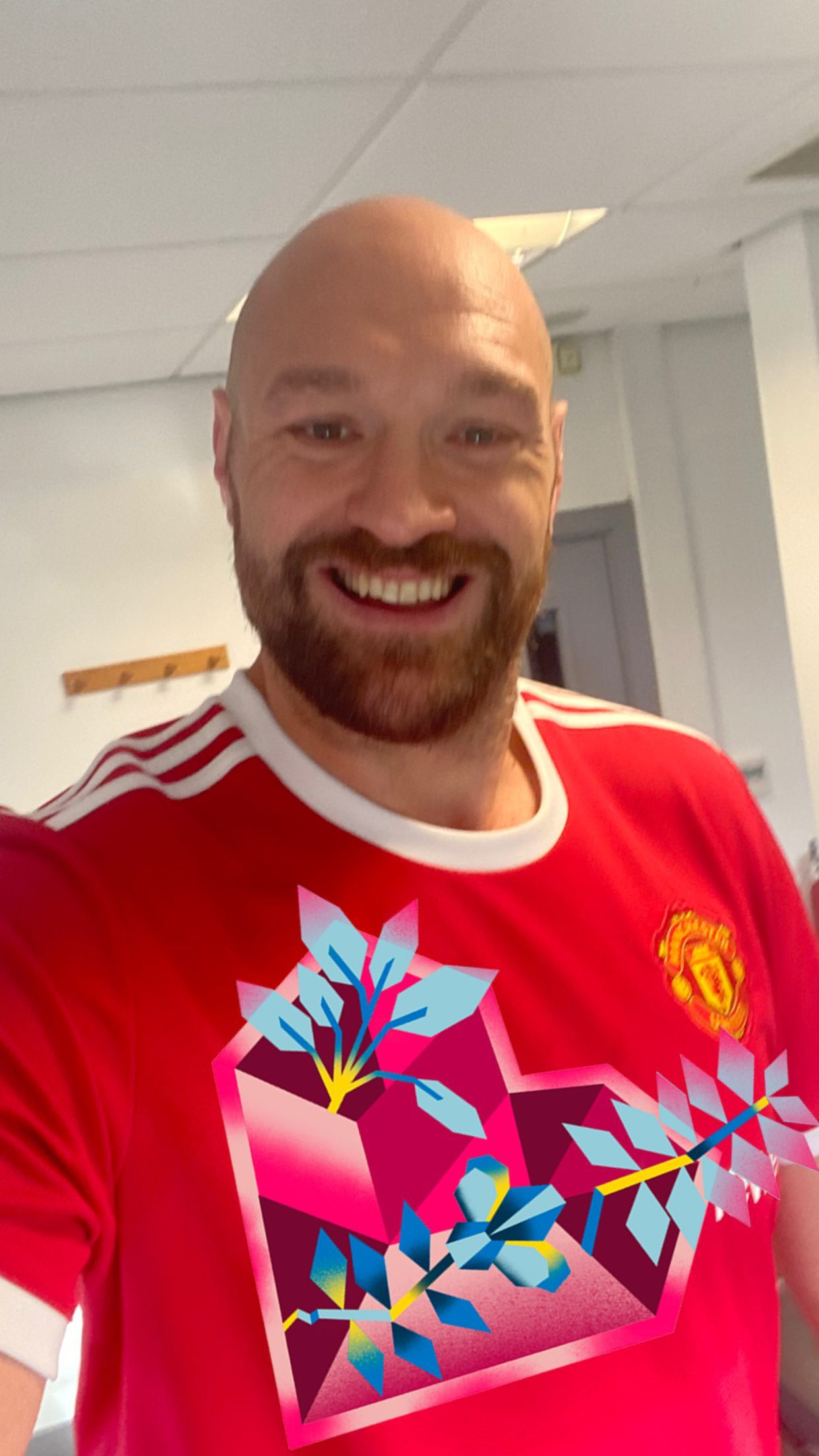 Tyson Fury sweats in the 'brutal session and says it was a tough morning of sparring before Dillian Whyte bout