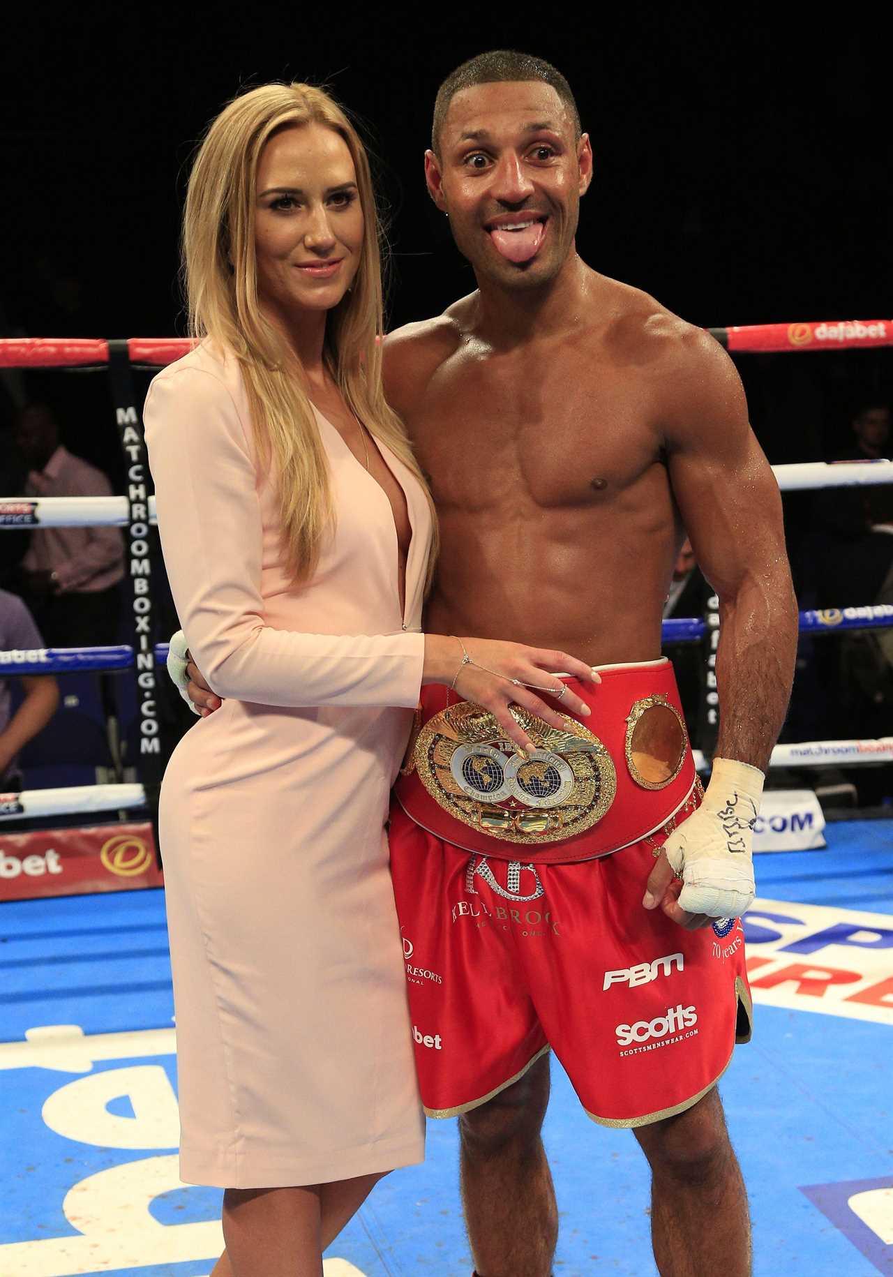 Kell Brook's wife Lindsey Myers is who? How many children are they blessed with? When is Amir Khan due to face Sheffield boxer Kell Brook?