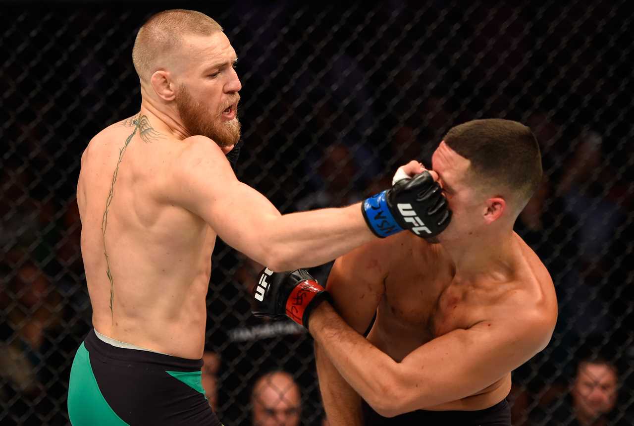 Conor McGregor claims he bottled it during Nate Diaz's loss and stopped the 'nasty kick' that would have SNAPPED his rival's leg