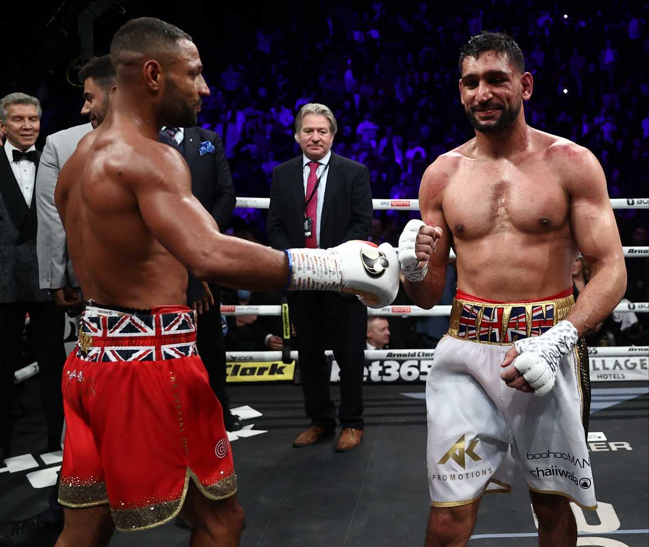 It was an interesting storyline! - Amir Khan reveals the truth about Kell Brook's sparring session, after claiming that he won one-handed.