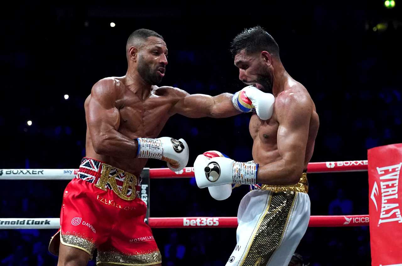 Watch Amir Khan and Kell Brook finally end feud and embrace in emotional scenes outside ring after grudge fight